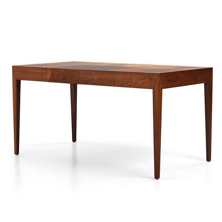 Severin Hansen, a palisander desk, Haslev Møbler, Denmark 1960s.