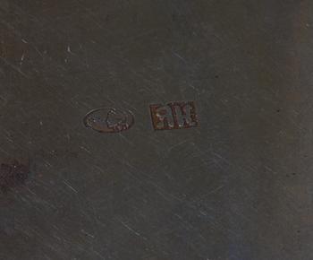 CIGARETTETUIER, 2 st. Silver.