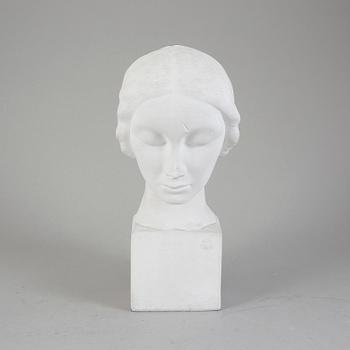 FOLKE ANDERSSON, skulptur, gips. Signerad.