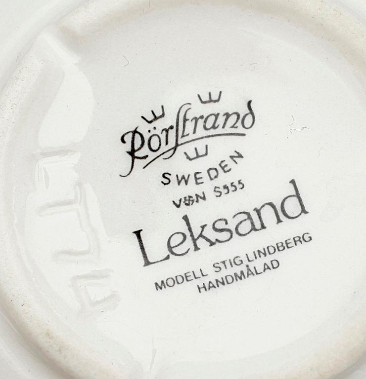 SERVISDELAR, 22 delar, porslin, "Allmoge" samt "Leksand", Stig Lindberg, 1900-talets mitt.