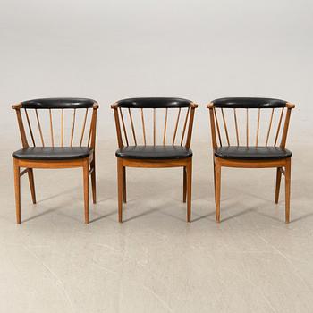 Armchairs 3 pcs, Bodafors Furniture Factory 1950s.