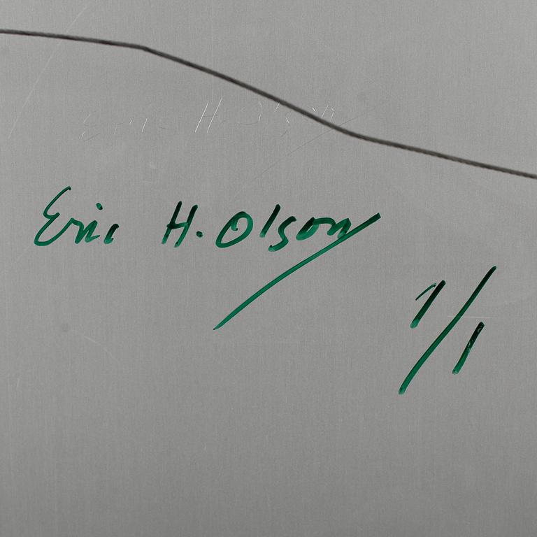 ERIC H OLSON, cibachrome, monterad i plexiglas, signerad och numrerad 1/1.