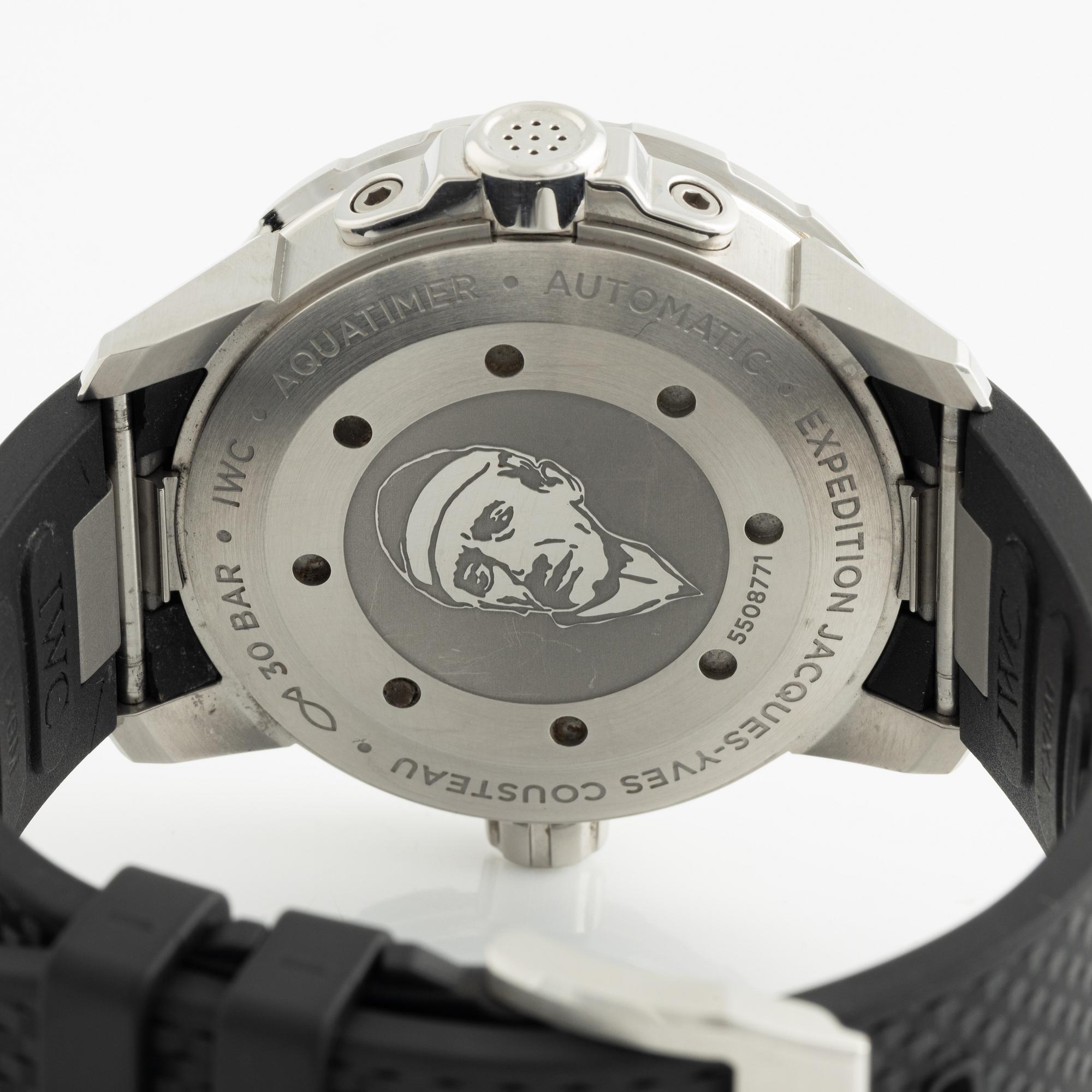 IWC, Schaffhausen, Aquatimer, “Expedition Jacques-Yves Cousteau", wristwatch, 42 mm.