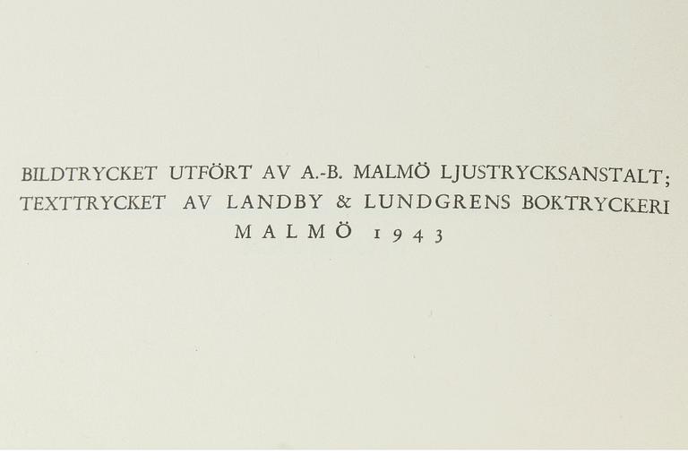 BOK, "Mässing", Sigurd Erixon, Malmö 1943.