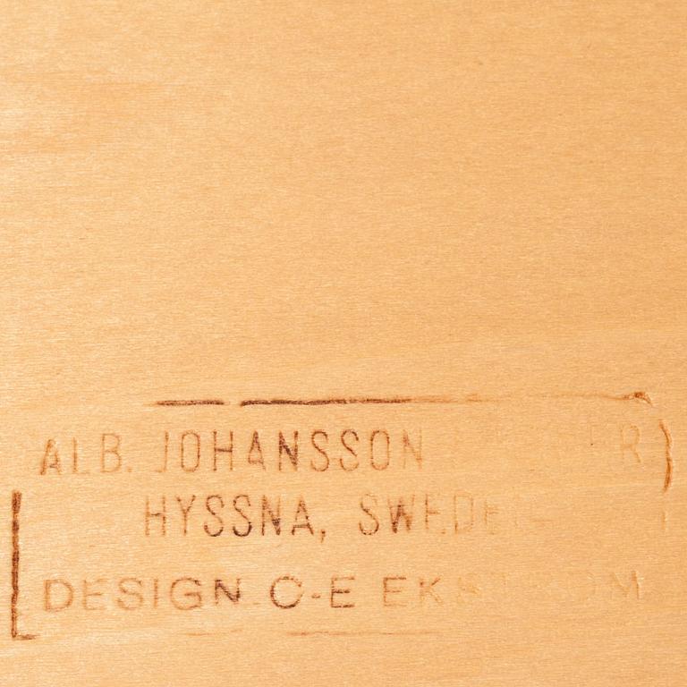 STOLAR, 12 st. Carl-Evert Ekström för Albin Johansson och söner, Hyssna AB. 1900-talets andra hälft.