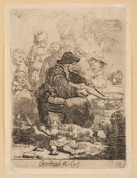 838A. Rembrandt Harmensz van Rijn, "The Pancake Woman".