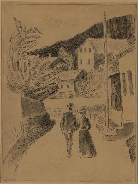 Gösta Sandels, Flanerande par.