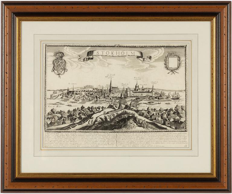 Gerard Jollain, a map, engraving, Paris, France, c. 1678.