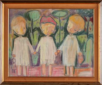 KURT CARENDI, pastell, signerad.