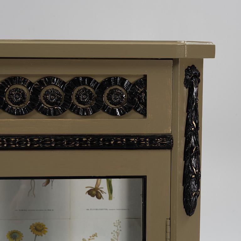 A painted cabinet, mid 20th Century.