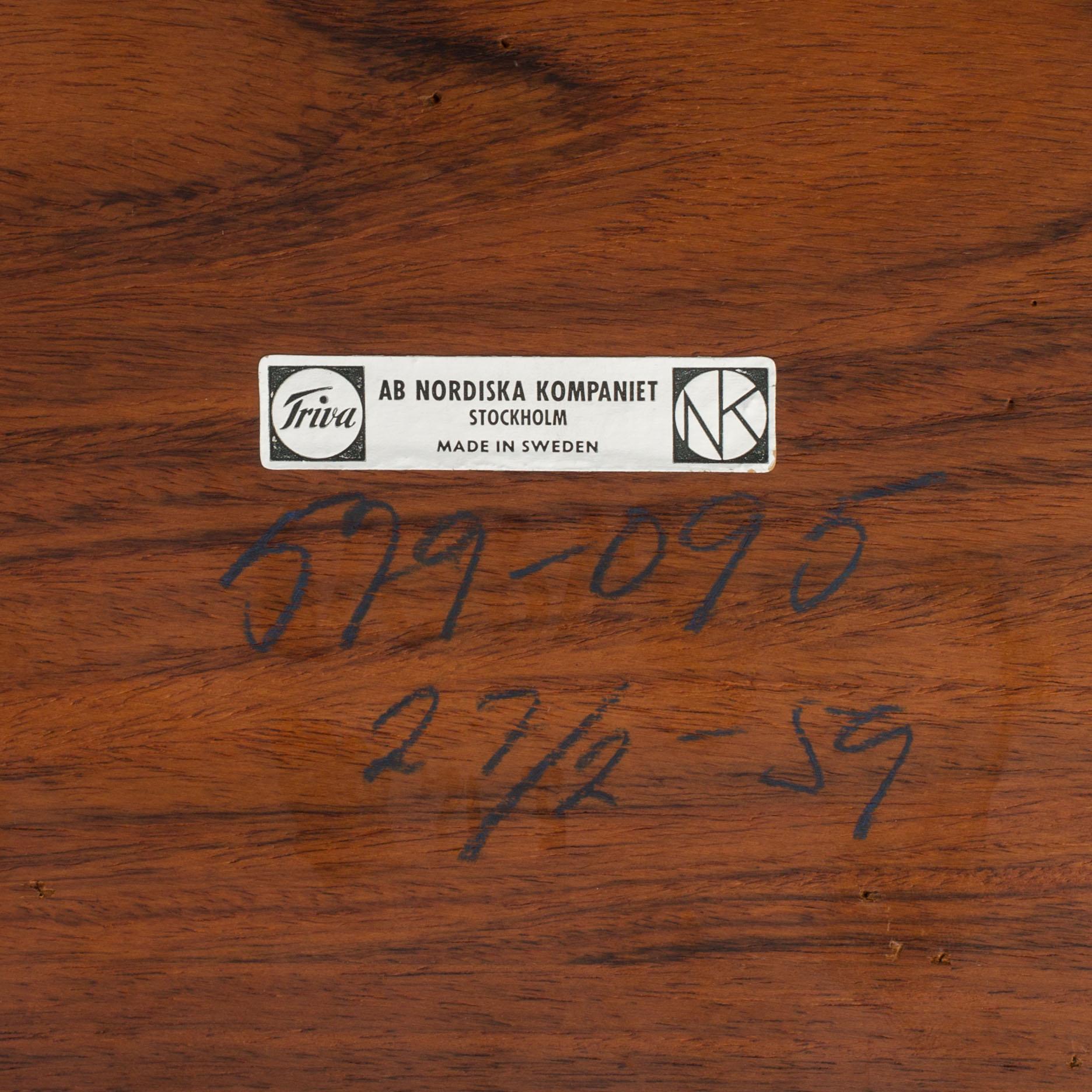 A Triva sofa table from NK, 1959.