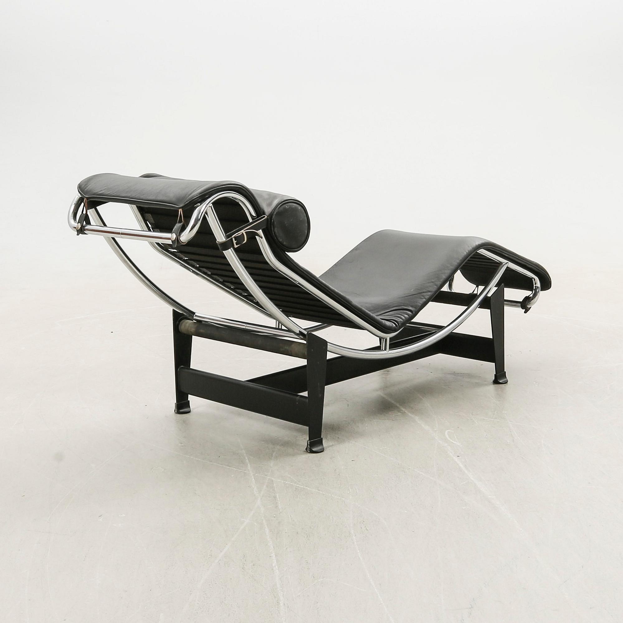 Charlotte Perriand, & Le Corbusier, lounge chair, "LC4", Cassina, Italy.