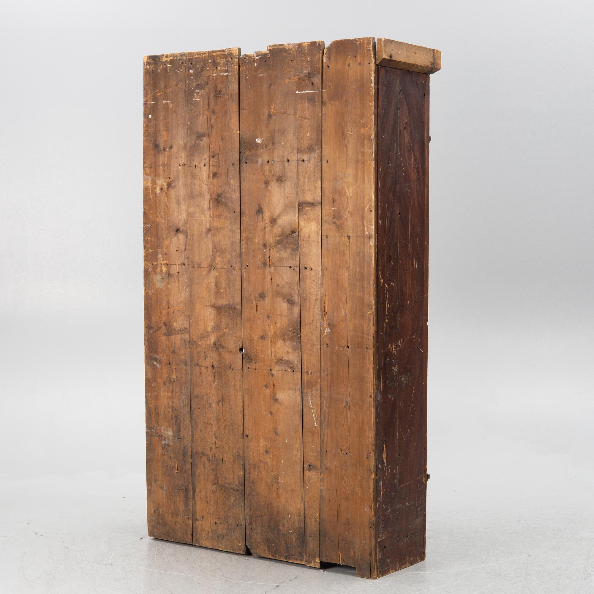A Swedish wooden cabinet, 19th century.
