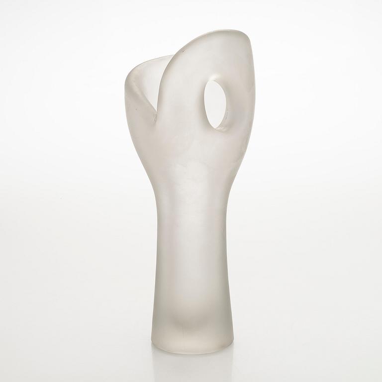 Timo Sarpaneva, a glass vase model 3530,  signed Timo Sarpaneva.