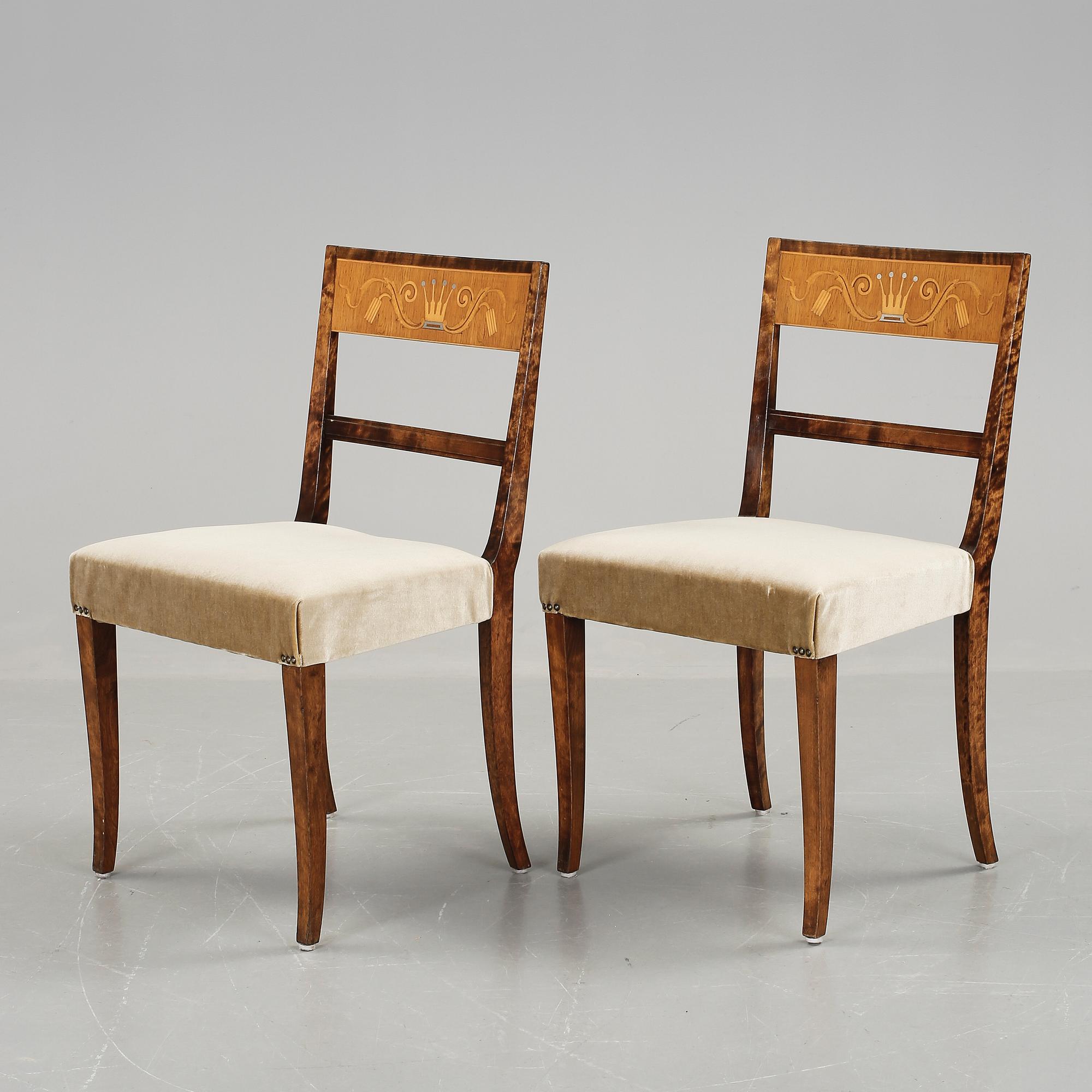 STOLAR, ett par, Art Deco, 1900-talets första hälft.