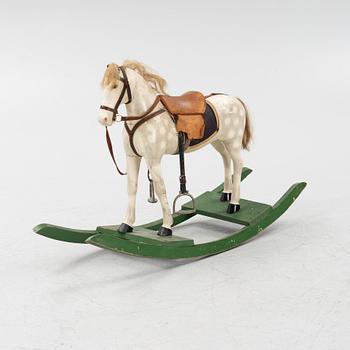 A rocking horse, early 20th Century.