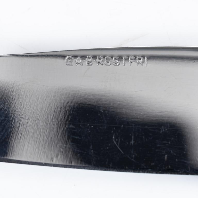 Bestickservis, 152 delar, silver, modell Svensk rund, GAB och Eskilstuna, Stockholm, 1962-90.