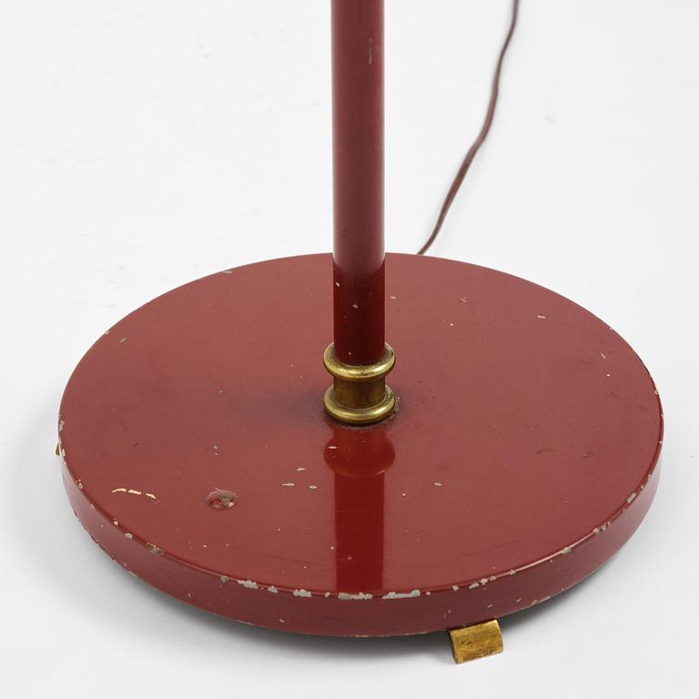 Carl-Axel Acking, a floor lamp model "2646", Bröderna Malmströms Metallvarufabrik, Malmö, 1940-50s.