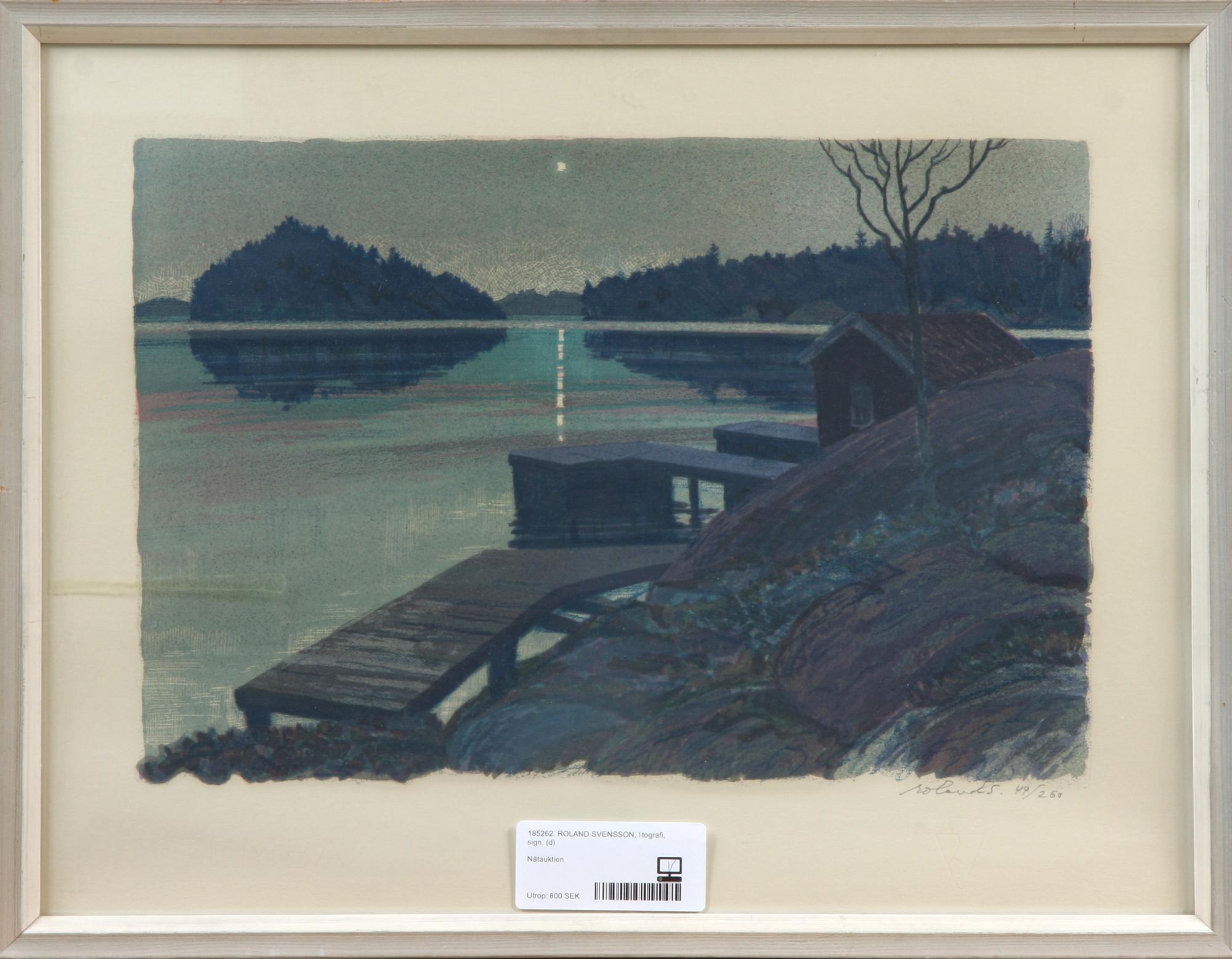 ROLAND SVENSSON, litografi, sign.