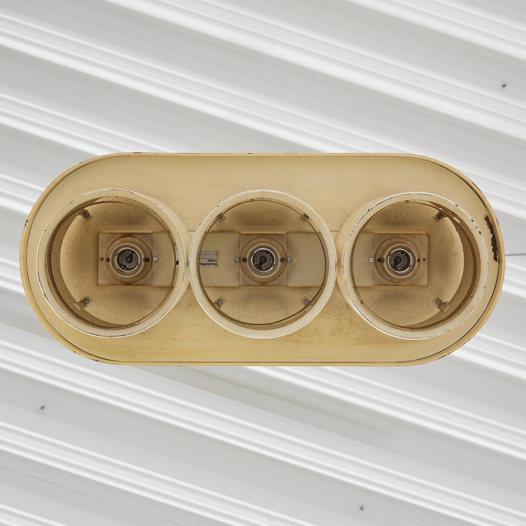 Alvar Aalto, a ceiling lamp model A 203,  Valaisinpaja Finland, 1970s.