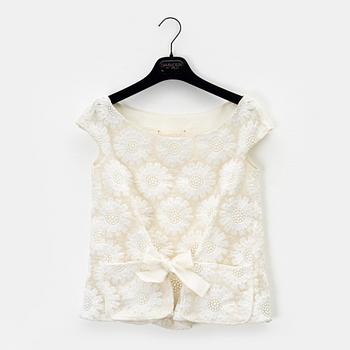 Giambattista Valli, a silk top, size 38/XXS.