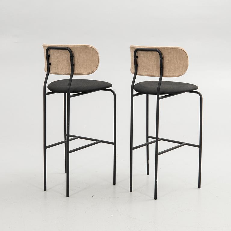 OeO Design Studio, bar stools, a pair, "Coco", Gubi, Denmark.