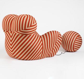 Gaetano Pesce, a "La Mamma" armchair with ottoman model UP5 and UP6 from the 2000 series, B&B Italia, Italy.