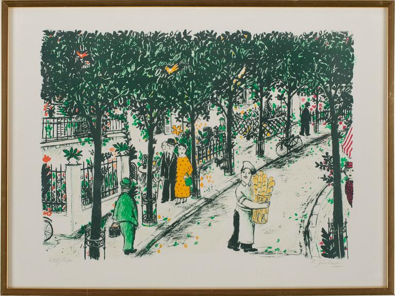 LENNART JIRLOW, litografi, signerad 478/480.