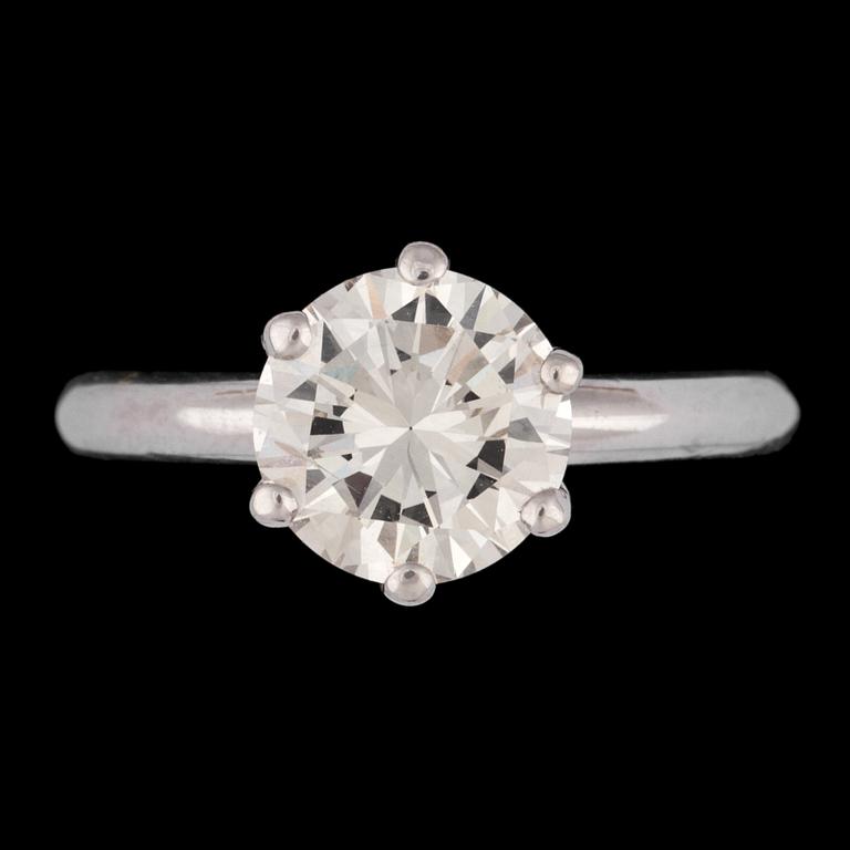 RING, briljantslipad diamant, 1.94 ct,