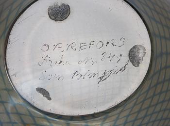 VAS, glas, Sven Palmqvist. Sign Kraka nr 349 Orrefors.