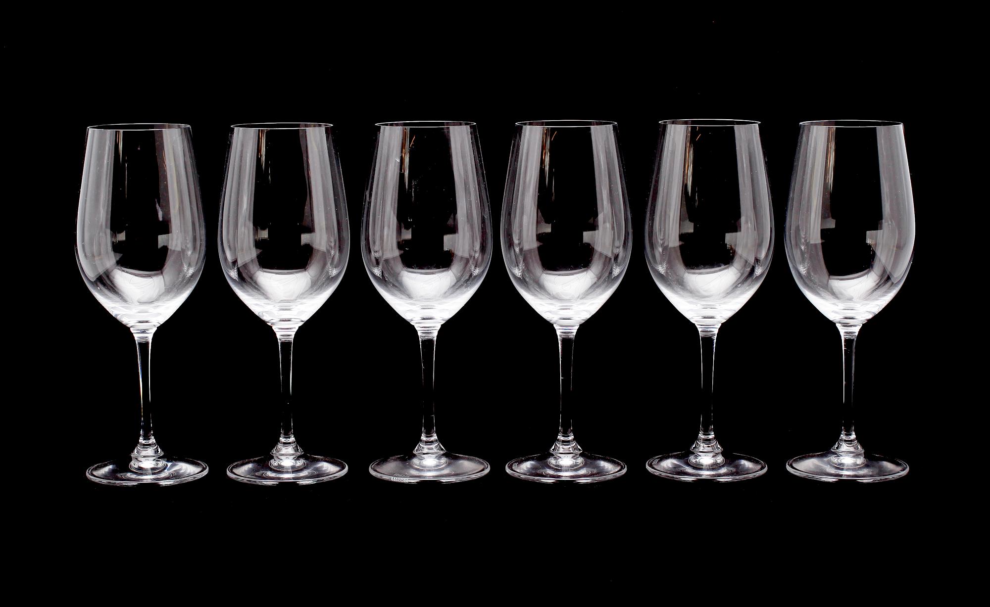 VINGLAS, 11 st (6+5), Riedel, 1900-talets andra hälft.