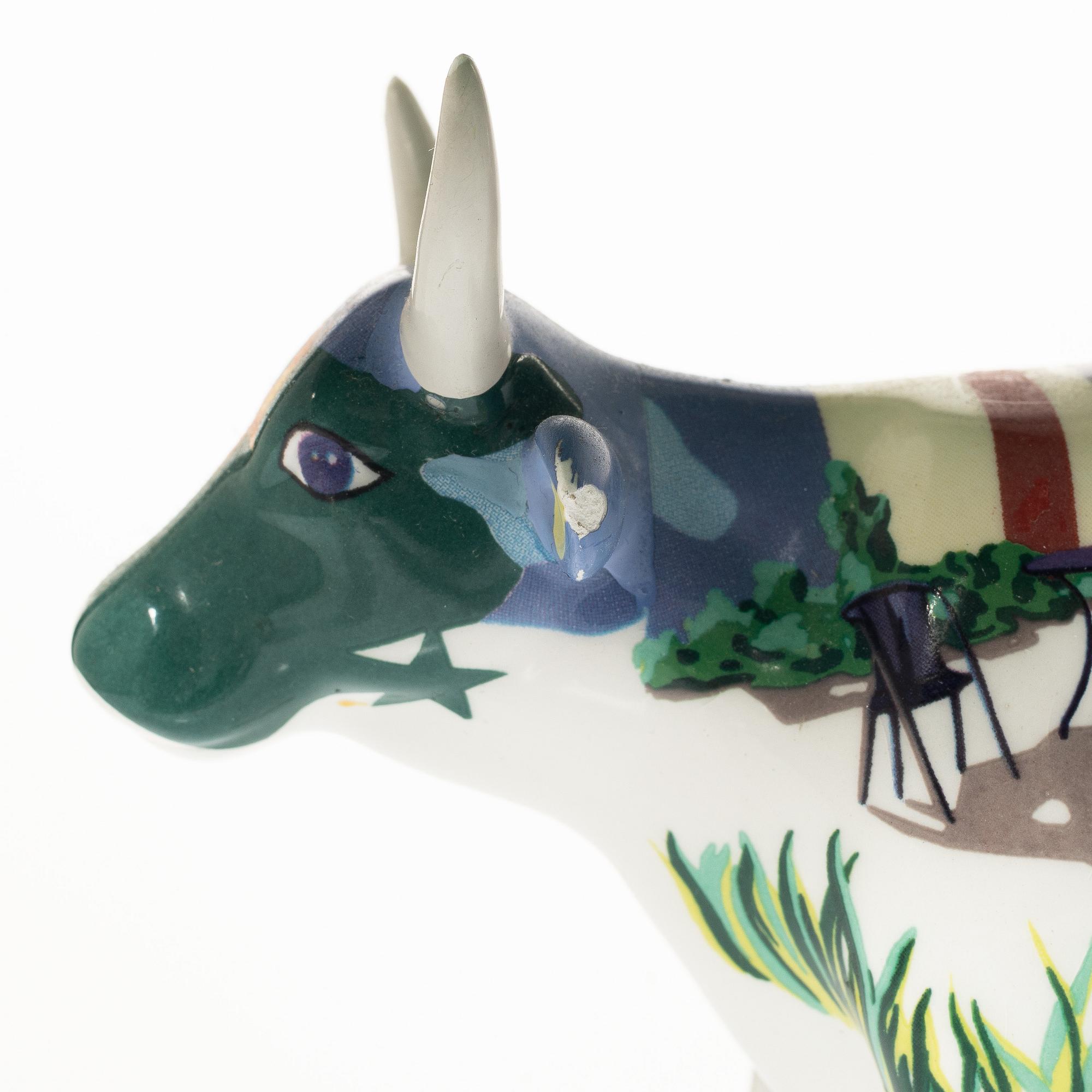 Six 'Cow Parade' figurines, 2000s.
