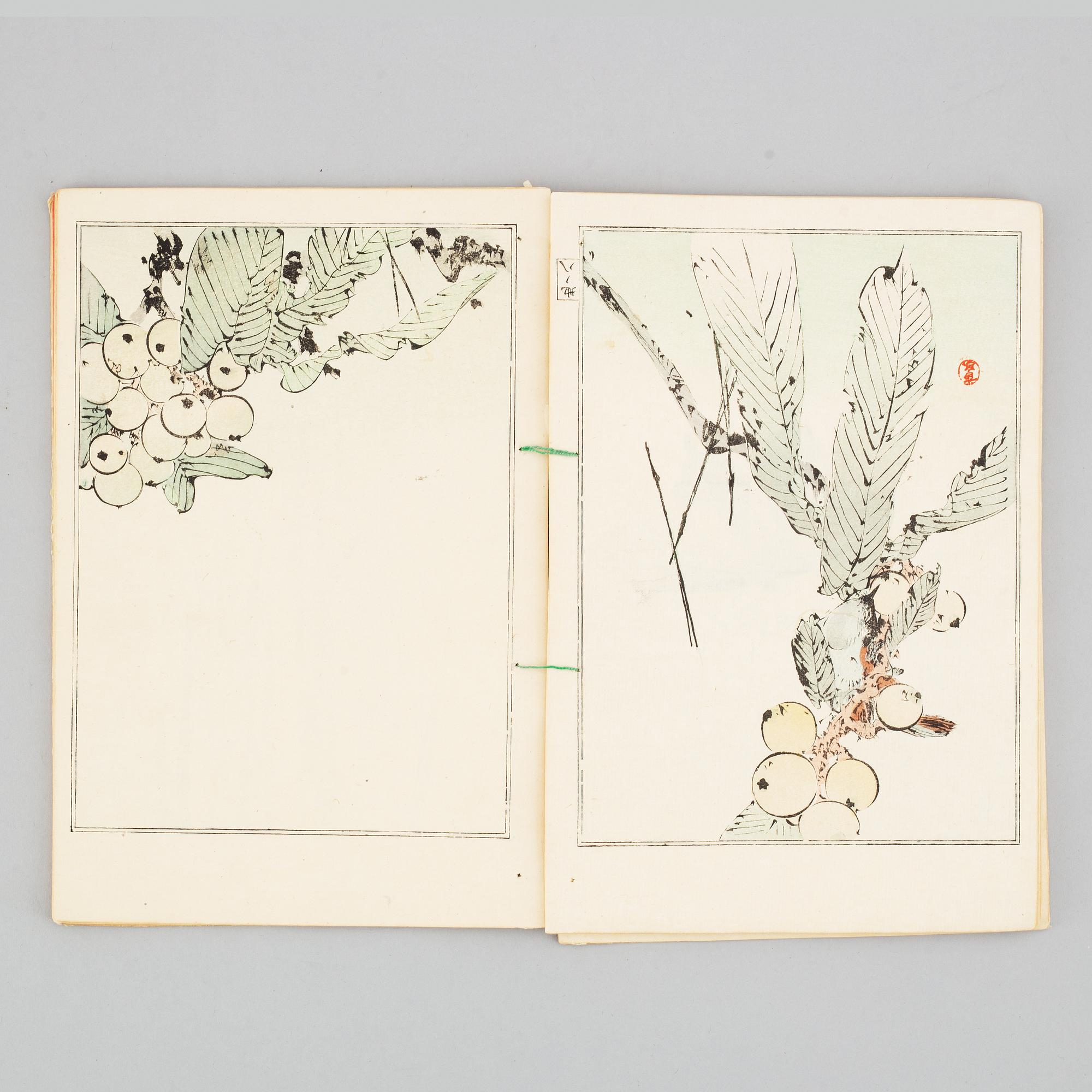 Four books, printed mostly in Japan, Meiji, late 19th century.