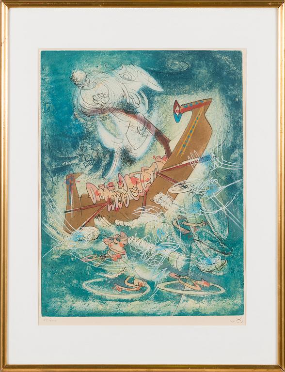 ROBERTO MATTA, etsning, signerad och numrerad 63/200.