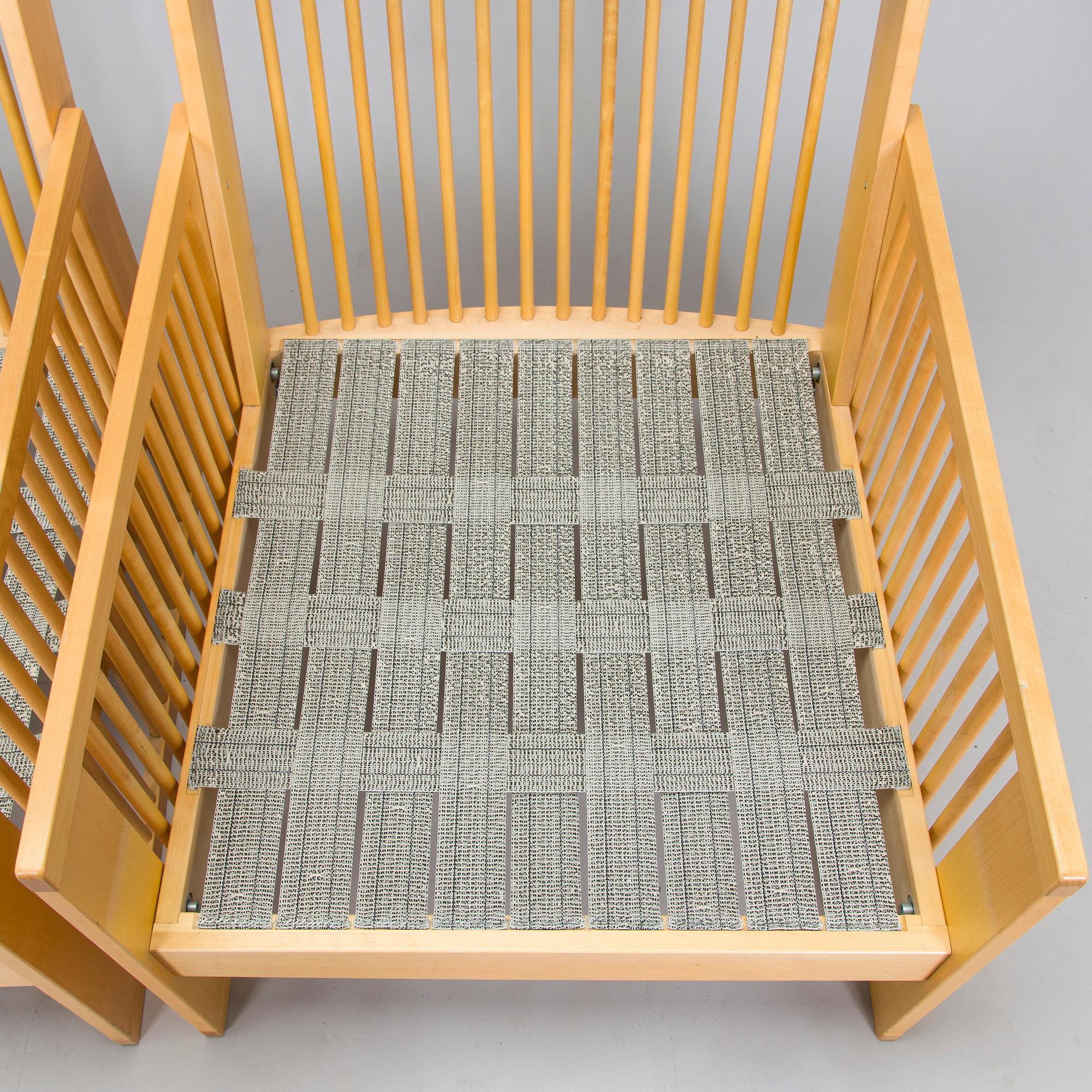 Ben af Schultén, nojatuolipari, malli 444, Artek 1900-luvun loppu.