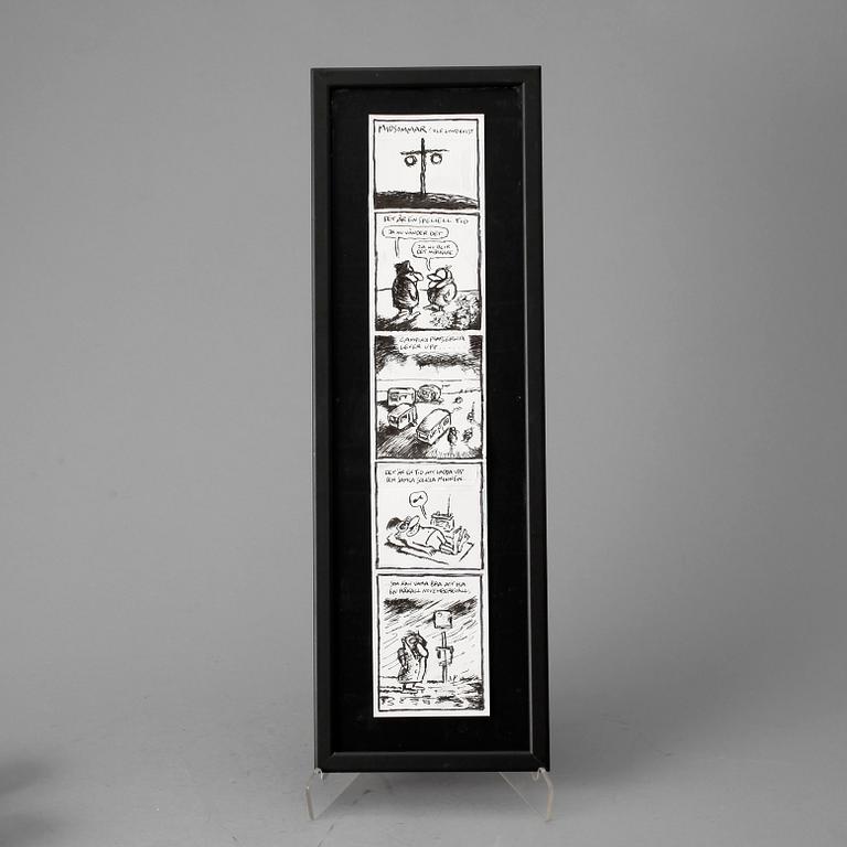 ULF LUNDKVIST, blandteknik. Signerad.