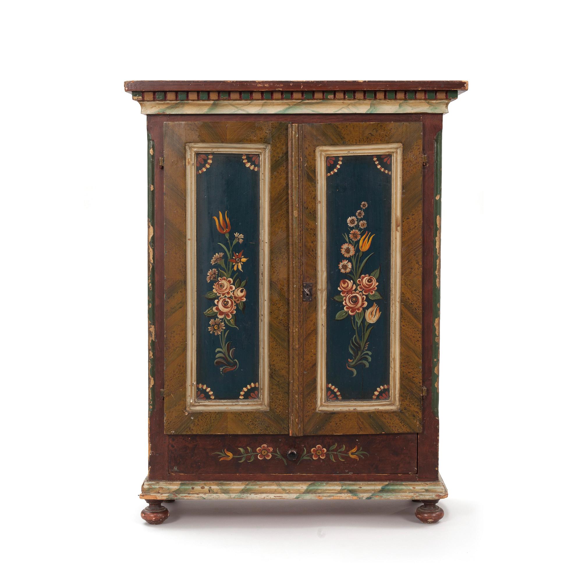 SKÅP, allmoge. 1800-tal.