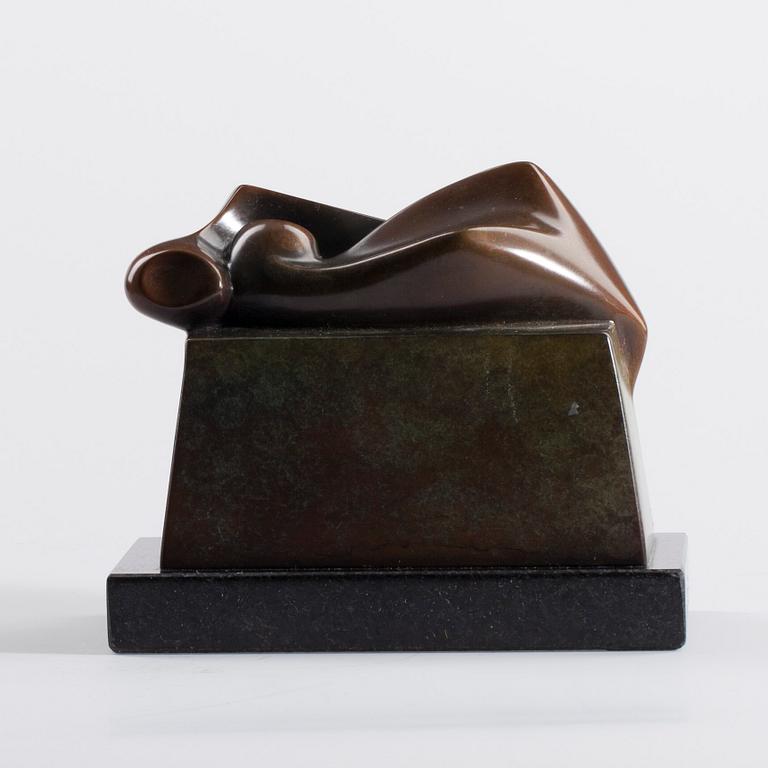 BIRGITTA ARA, skulptur, brons och sten, signerad och numrerad 2/6.