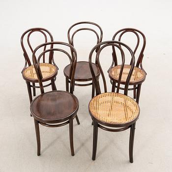 Chairs 5 similar 20th century.