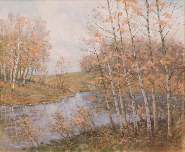 OLAVI HURMERINTA, öljy kankaalle, signeerattu ja päivätty 1986.