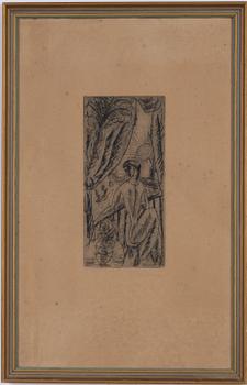 Isaac Grünewald, "På terrassen".