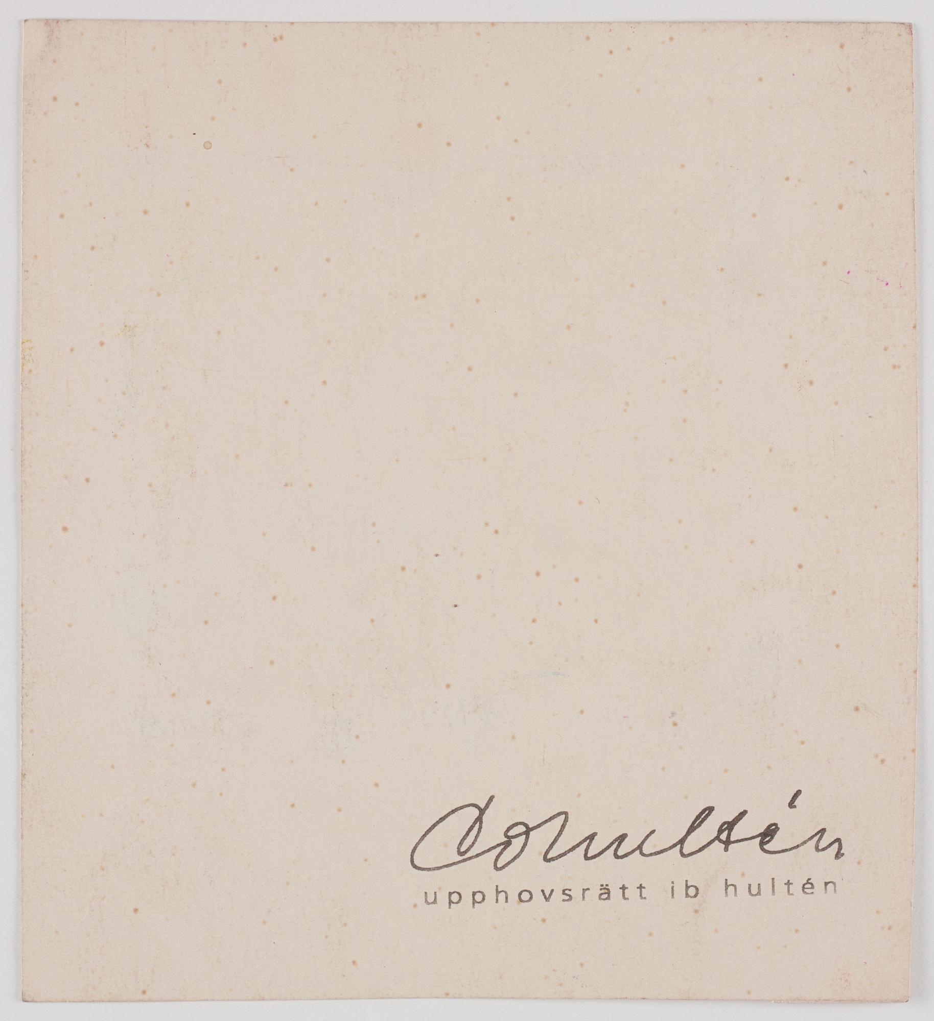 CO Hultén, "Häpnadsväckande hypnos".