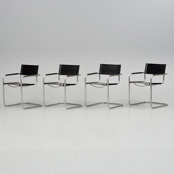 KARMSTOLAR, 4 stycken, omkring 1900-talets mitt.