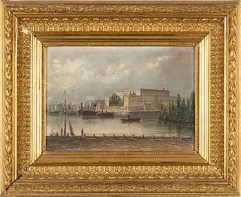 Oil on panel, signed and dated A Lindsten 1888.