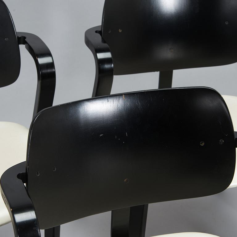 Ilmari Tapiovaara, nojatuoleja, 8 kpl, "Aslak", Asko 1960-luku.