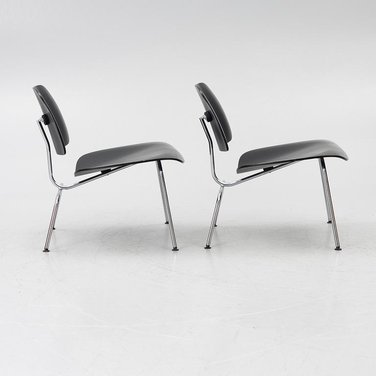 Charles & Ray Eames, Chairs, a pair, "DCM", Vitra, 2003.