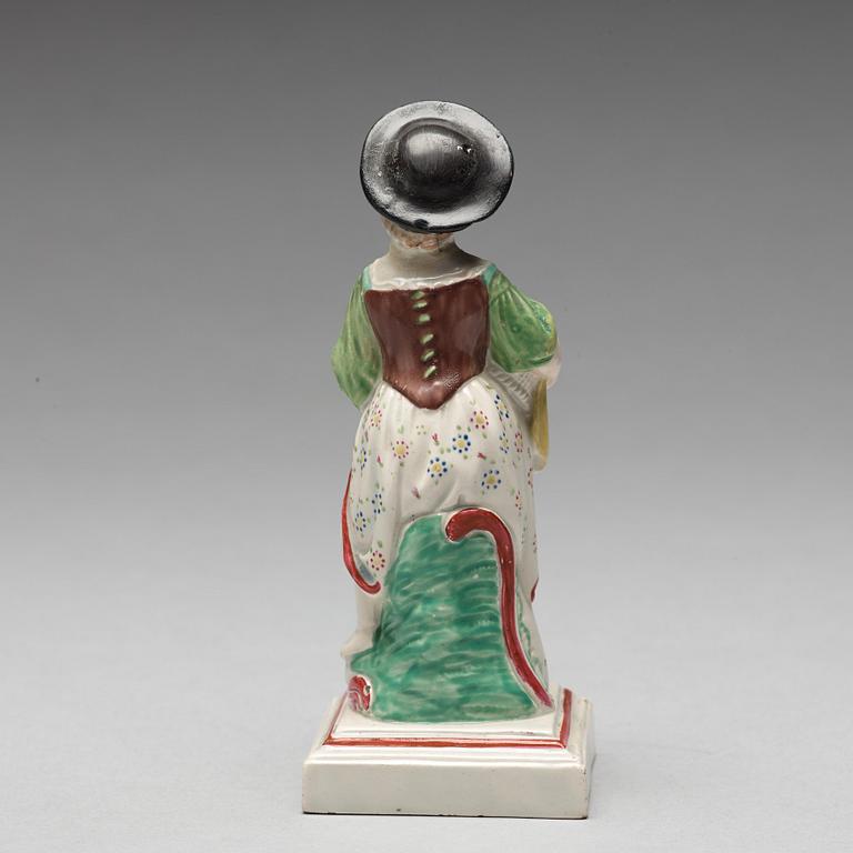 FIGURIN, flintgods. England, omkring 1800.