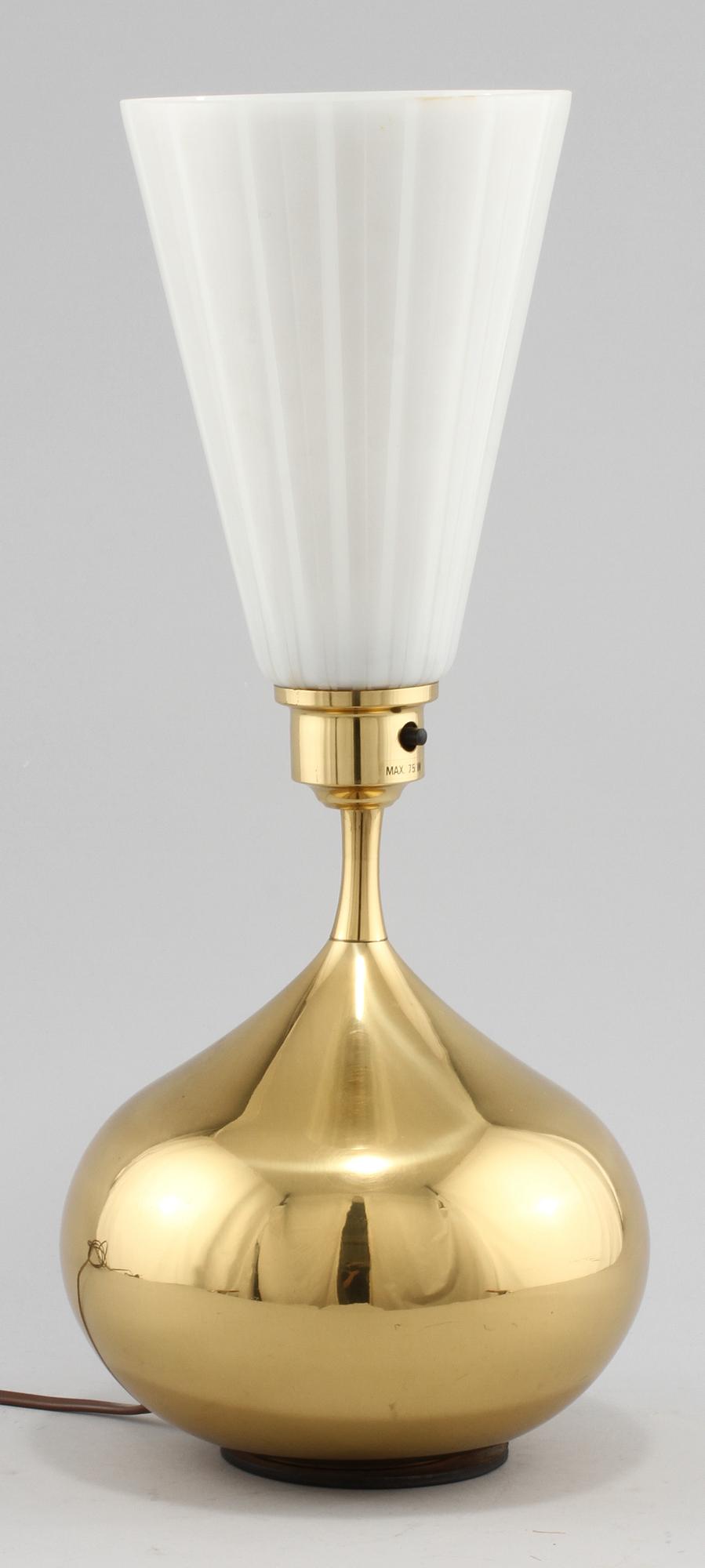 BORDSLAMPA, Aneta, 1900-talets andra hälft.