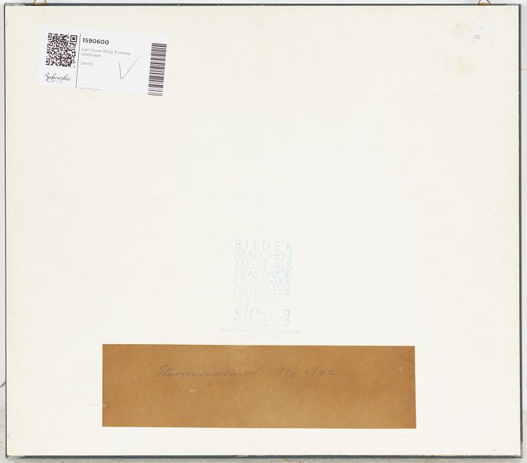 Carl Oscar Borg, Evening Landscape.