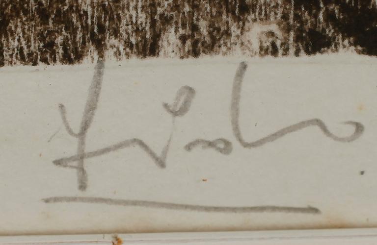 ENDRE SZIRAKI, färglitografi, sign och numr 35/77.